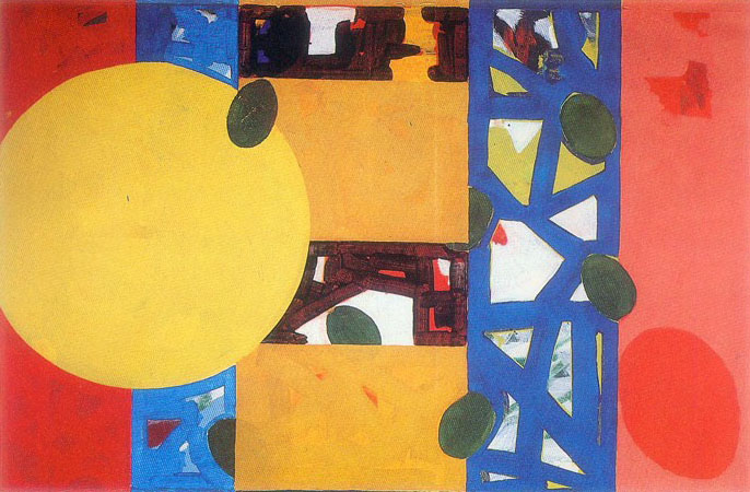 Michael Kravagna - Eggtempera on canvas, 130x190, 1991