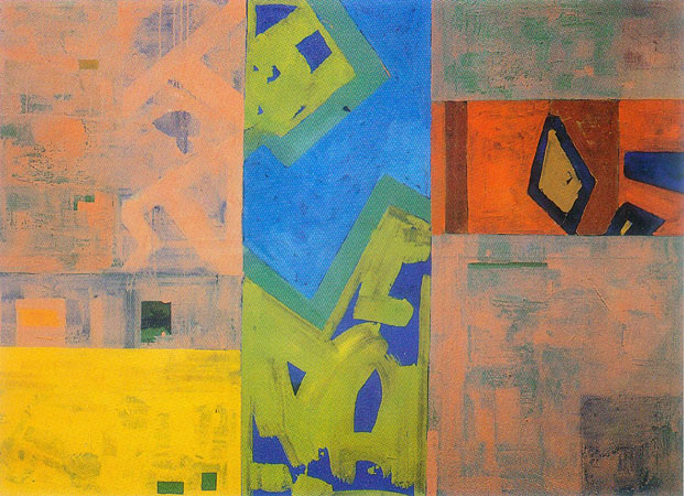 Michael Kravagna - Eggtempera on canvas, 140x190, 1991