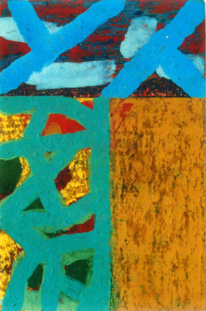 Michael Kravagna - Eggtempera on canvas, 25x17, 1990