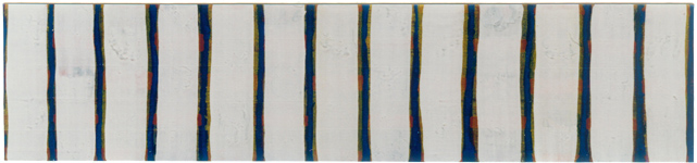 Michael Kravagna - Acrylic on canvas, 40x190, 1994