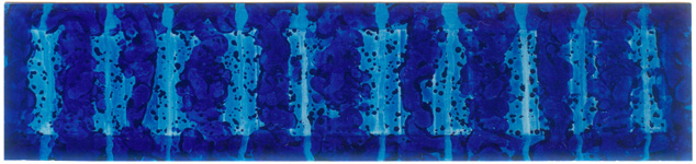 Michael Kravagna - Acrylic on canvas, 40x190, 1994