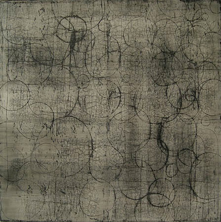 Michael Kravagna - Oil, ink on canvas, 125x125, 2003