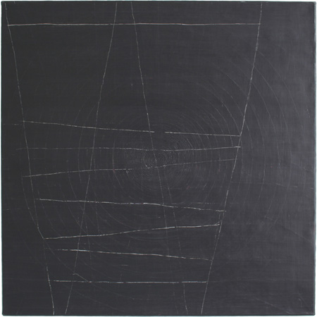 Michael Kravagna - Oil, ink on canvas, 95x95, 2003