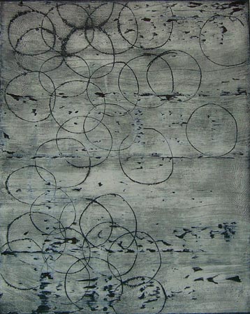 Michael Kravagna - Oil, ink on canvas, 100x80, 1999-2005