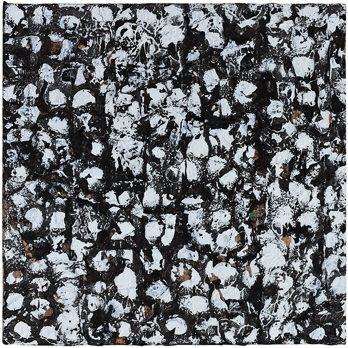 Michael Kravagna - Oil, tempera, pigments on paper, 18x18, 2002-2018