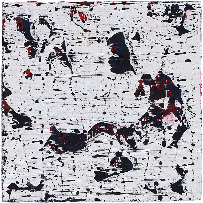 Michael Kravagna - Oil, tempera, pigments on paper, 18x18, 2014-2018