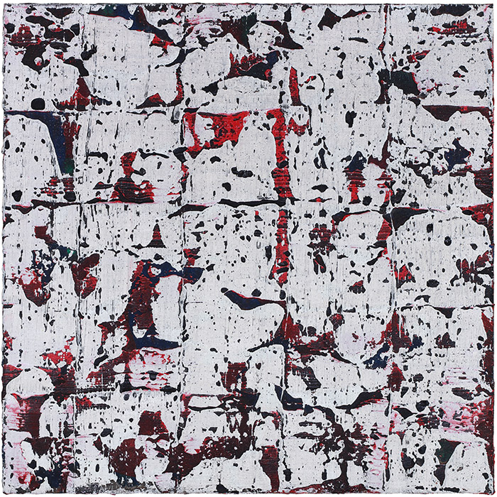 Michael Kravagna - Oil, tempera, pigments on paper, 18x18, 2014-2018