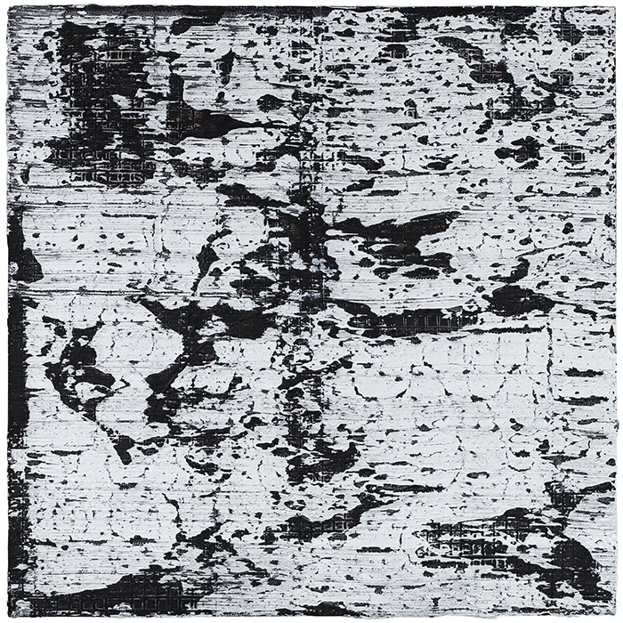 Michael Kravagna - Oil, tempera, pigments on paper, 18x18, 2014-2018