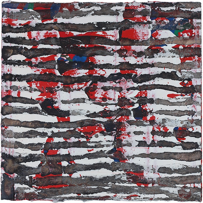 Michael Kravagna - Oil, tempera, pigments on paper, 18x18, 2014-2018