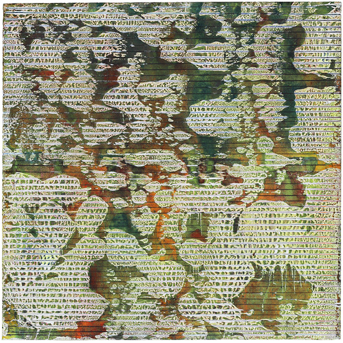 Michael Kravagna - Oil, tempera, pigments on paper, 18x18, 1997-2018