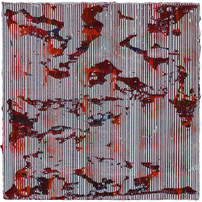Michael Kravagna - Oil, tempera, pigments on paper, 14x14, 2014-2017